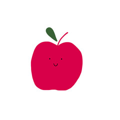 red apple