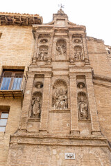 buildings of the historic center of the city of Tarazona in the province of Zaragoza, Spain