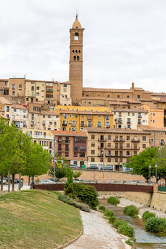 buildings of the historic center of the city of Tarazona in the province of Zaragoza, Spain