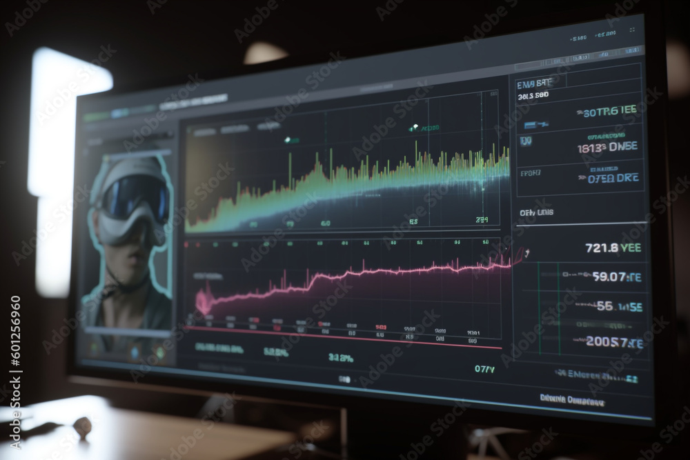 Poster online performance metrics tracking and analysis, generative ai
