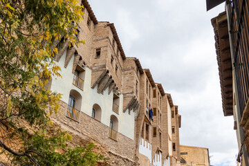 buildings of the historic center of the city of Tarazona in the province of Zaragoza, Spain