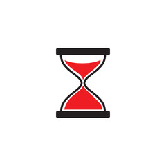 Hourglass vector icon symbol