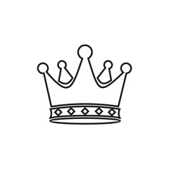 Crown vector icon