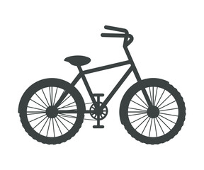 Fototapeta na wymiar Black bicycle isolated on transparent background. PNG bicycle