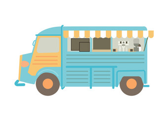 イベント系素材：food truck_march_キッチンカーとマルシェ