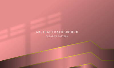 Obraz premium abstract background geometric gradient transparent arrow shape elegant pastel pink color attractive simple eps 10
