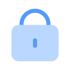 padlock duotone icon