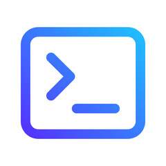 terminal gradient icon