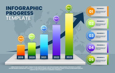 Infographic Progress Template