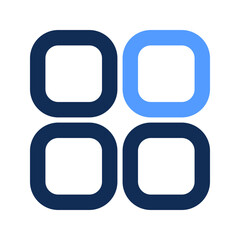 dashboard outline color icon