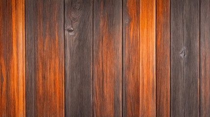 Obraz premium brown wooden plank texture background with generative AI technology