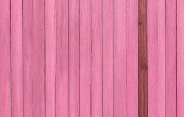 Naklejka premium pink wooden plank texture background with generative AI technology
