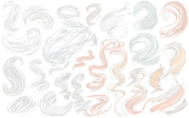 fabric shape line pattern Design Vector seamless beige pattern. Fun colorful line doodle seamless pattern. Creative minimalist style art background.