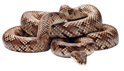 Obraz premium Snake isolated on transparent background cutout image