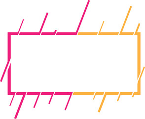 background with colorful frame