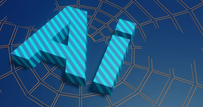 Visualisierung der k&uuml;nstlichen Intelligenz. 3D Darstellung. Konzept: die Speicherung, Auswertung und Anwendung riesiger Datenmengen. Zukunftstr&auml;chtige Hochtechnologie in der Gegenwart. ohne Ki erstell