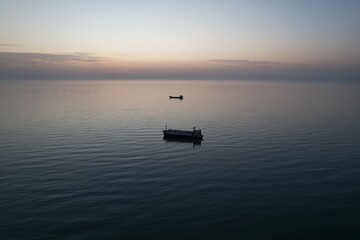 Naklejka premium View of the Black Sea from Batumi