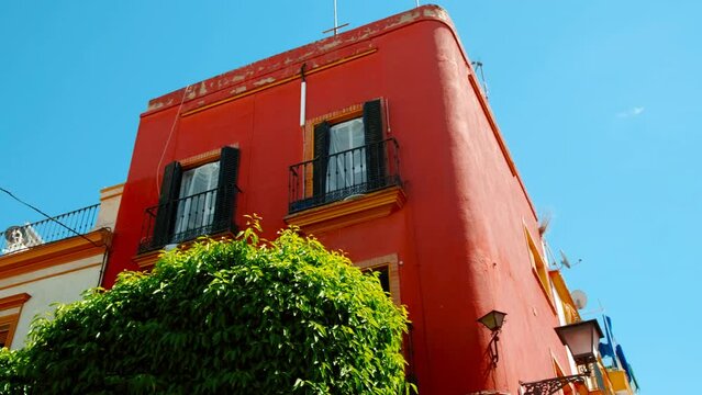 Traiana Quarter, Seville, Andalusia, Spain, picturesque riverside neighborhood, known for its lively atmosphere, tapas bars, and traditional houses