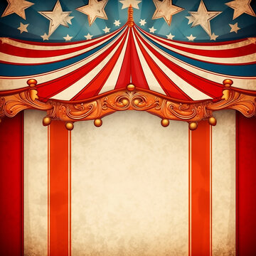 Zirkus Hintergrund KI