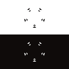 Circle vector logo template design