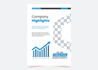 company profile or flyer design vector, banner, flyer, book cover, for brochure, Presentation, flyer, infographics. modern advertising, vector illustration, A4, company profile or flyer design