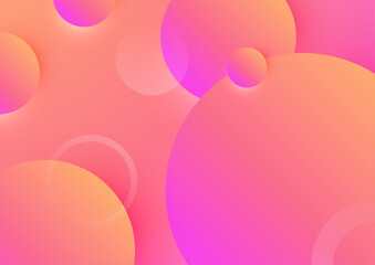 Pink geometric shapes geometric light 3d line shape with abstract concept presentation background