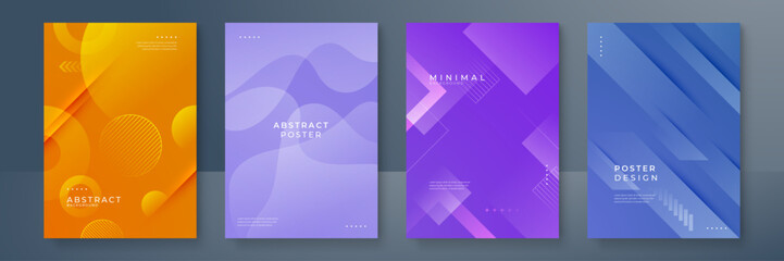 Fototapeta premium Vector abstract graphic presentation design banner pattern wallpaper background web template.