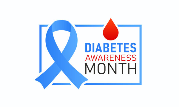 Diabetes awareness month. Vector template for banner, greeting card, poster with background. Vector illustration. - Powered by Adobe