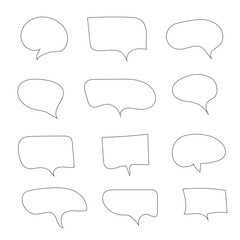 Fototapeta premium Black and white sponge vector drawing with hands.