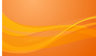 orange yellow lines curve wave with soft gradient abstract background