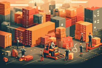 Logistik Grafik KI