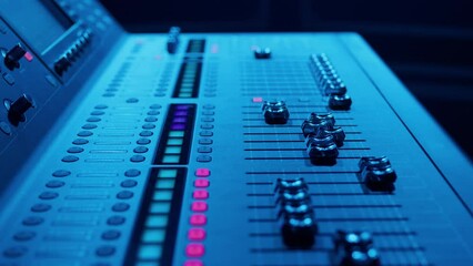 Movement of the sticks of the sound console. Programmable sound console settings