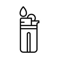 lighter icon vector design template in white background