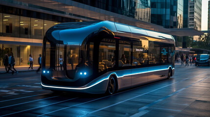Self-Navigating Futuristic Bus of Tomorrow