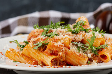 Rigatoni Bolognese