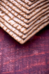Lists of traditional jewish matzah for Pesach holiday