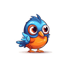 cartoon bird type 11