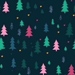 Obraz premium Seamless abstract Nature Patterns generative ai illustration 