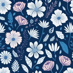 seamless floral pattern illustration 