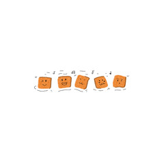 (cube) Carrots PNG