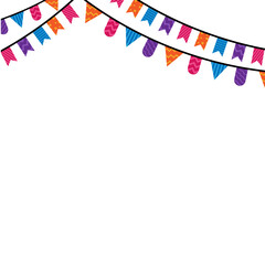 Fototapeta premium Bunting Flag