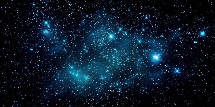 Starry sky. Beautiful illustration picture. Generative AI © standret