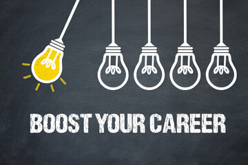 Fototapeta premium boost your career 