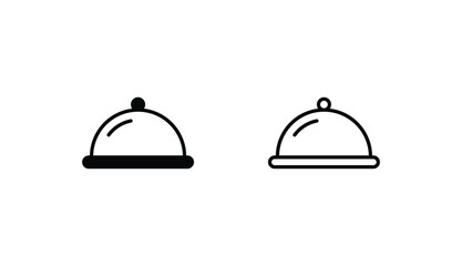 Dinner icon design with white background stock illustration