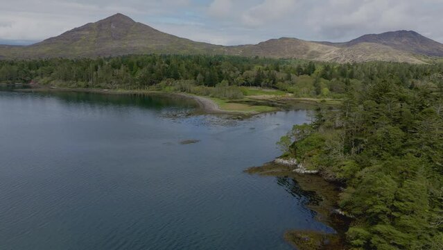 Kenmare Bay West Cork Ireland ancient forests and mountains spring morning