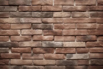 natural brown brick wall texture, generative ai