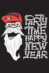 Happpy New Year T-Shirt Design 