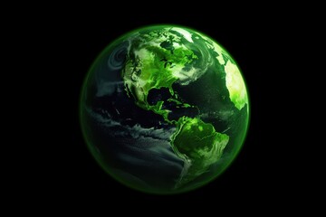 Green Planet Concept generative ai illustration