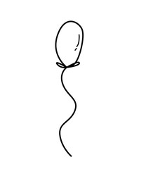 balloon line art