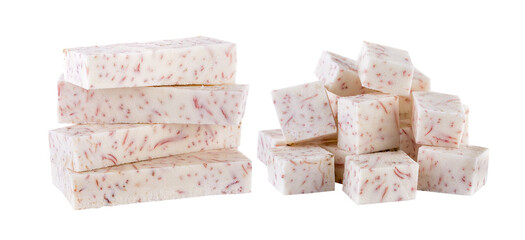 taro slice on transparent png